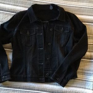 Black denim jacket NY & Co. size M